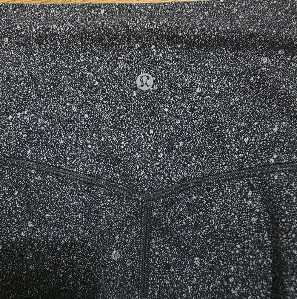 Lululemon Black Speckled Leggings